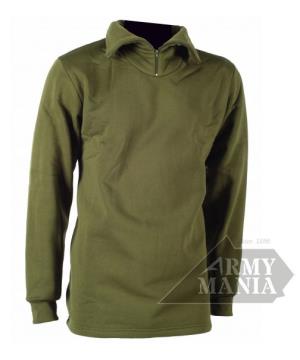Μπλούζα Fleece Με Φερμουάρ Λαδί Armymania