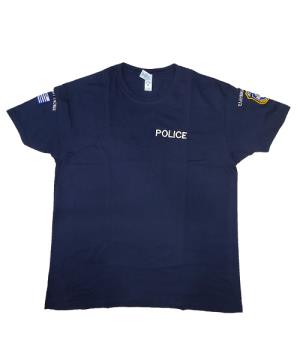 Μπλουζάκι T-Shirt JHK Αστυνομίας Υπερμέγεθος Chris