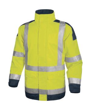 Μπουφάν Delta Plus Parka EasyView Κιτρ/Μπλε