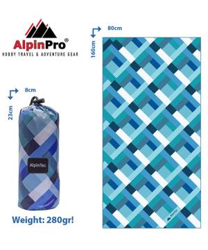 Πετσέτα Microfiber DryFast Norm II XL 80x160cm AlpinTec