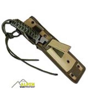 Tactical Ελαφρύ Μαχαίρι-Ανοξείδωτο Χάλυβα 440c-Λαβή με Paracord Alpin Outdoor