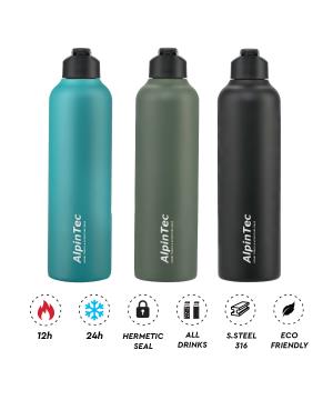 Θερμός Ανοξείδωτο Tour 950ml  AlpinTec